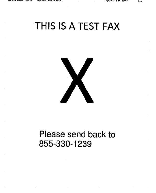 fax page