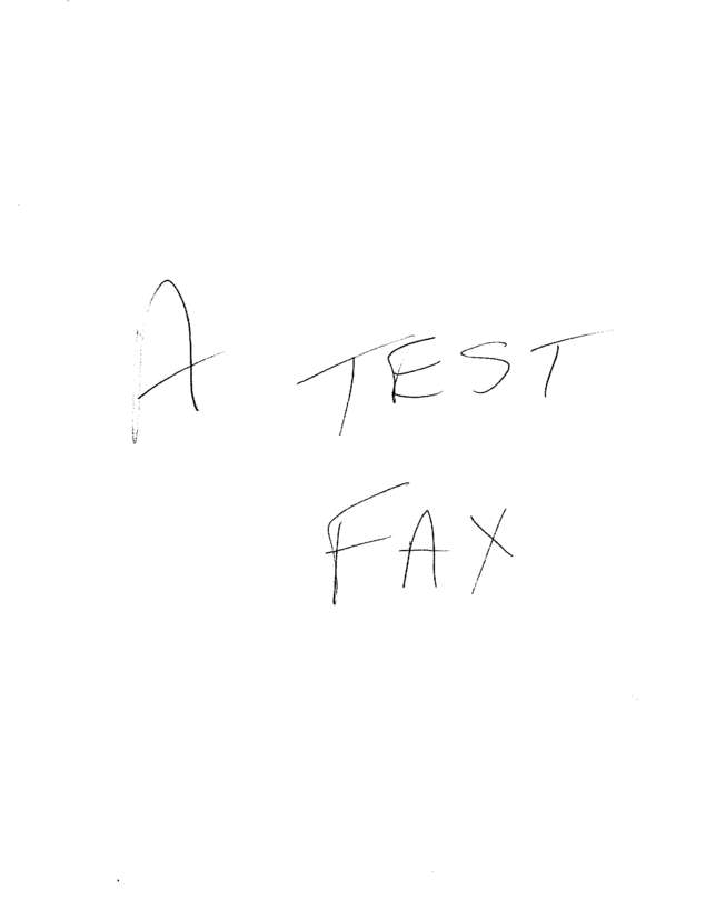 Fax page