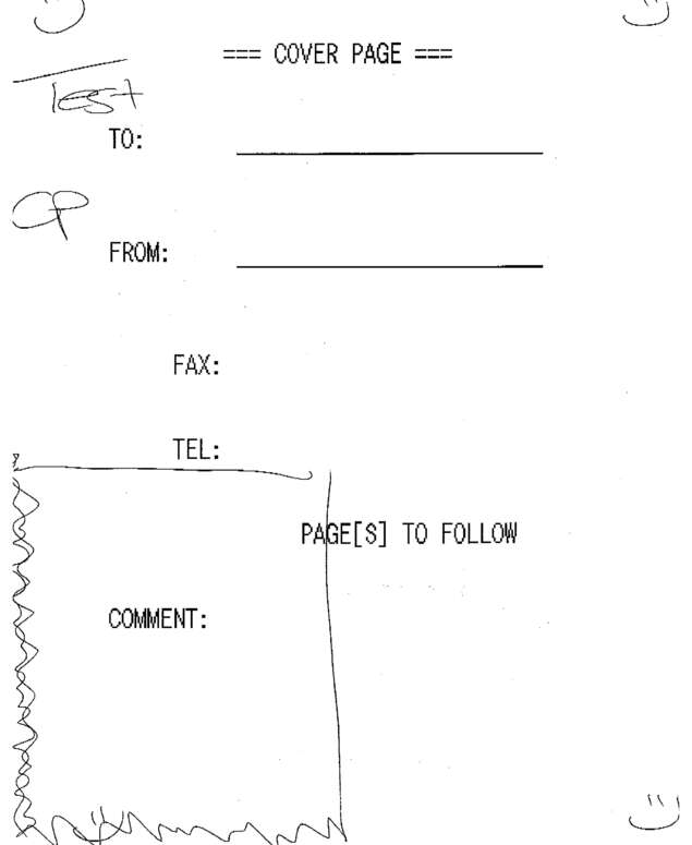 fax page