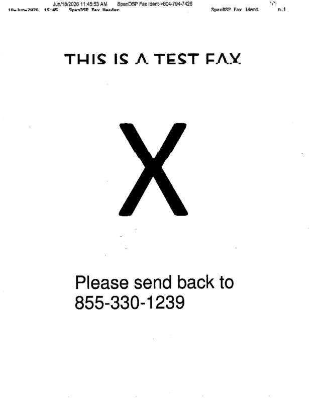 fax page