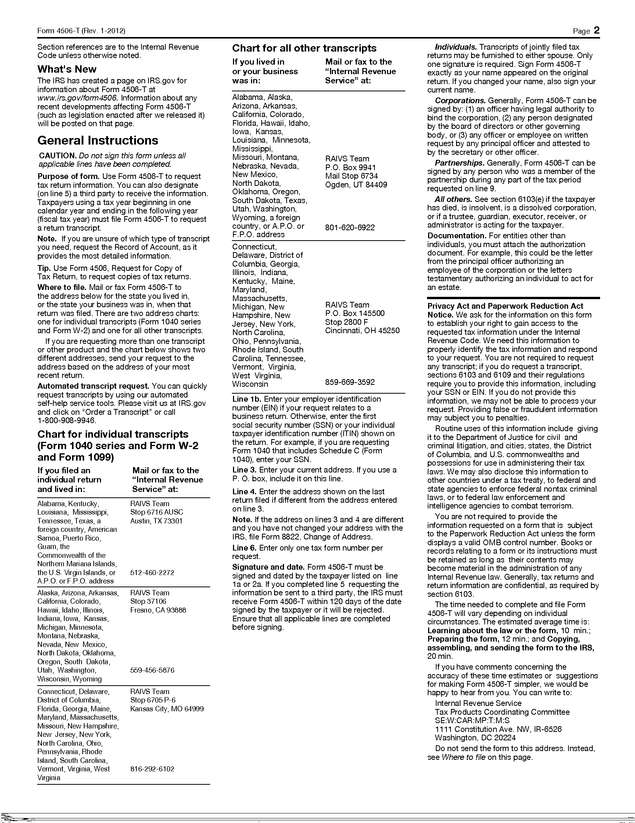 Fax page