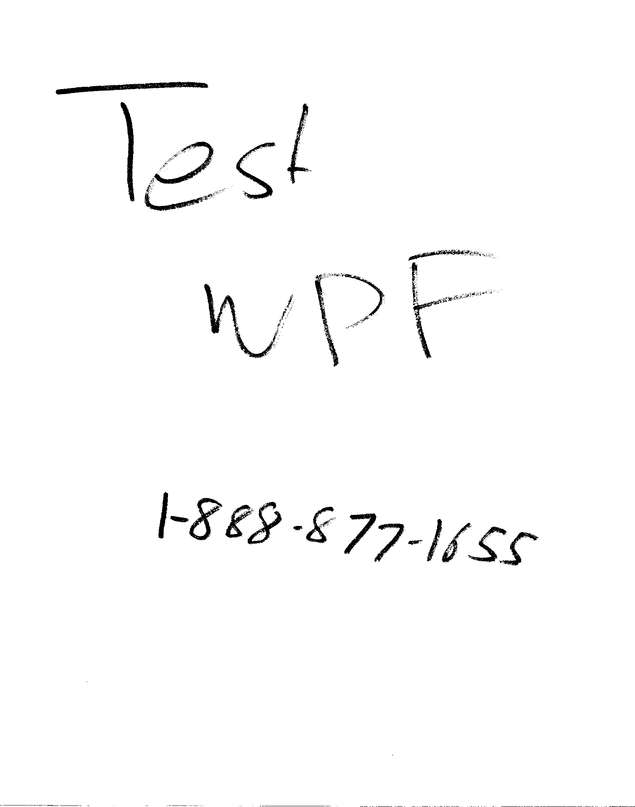 Fax page