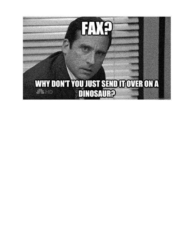 Fax page