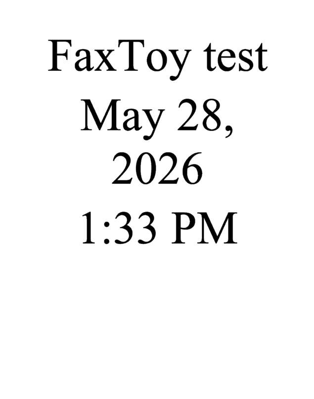fax page