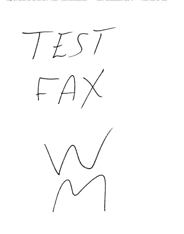 Fax page