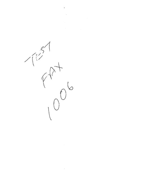 Fax page