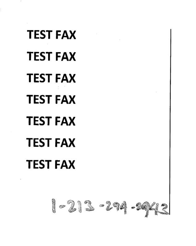 fax page