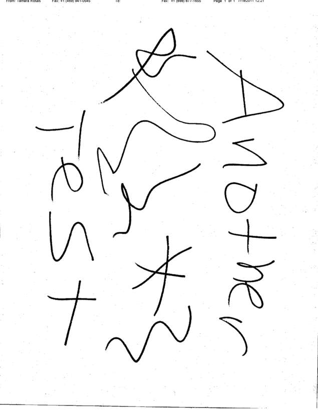 Fax page