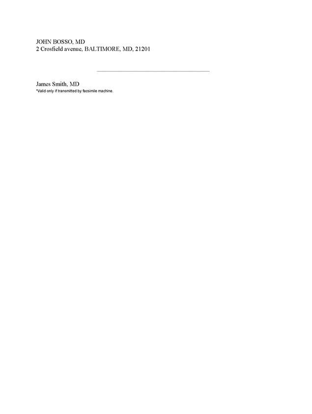 Fax page