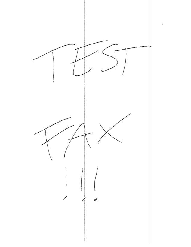 Fax page