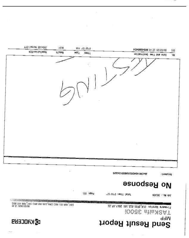 Fax page