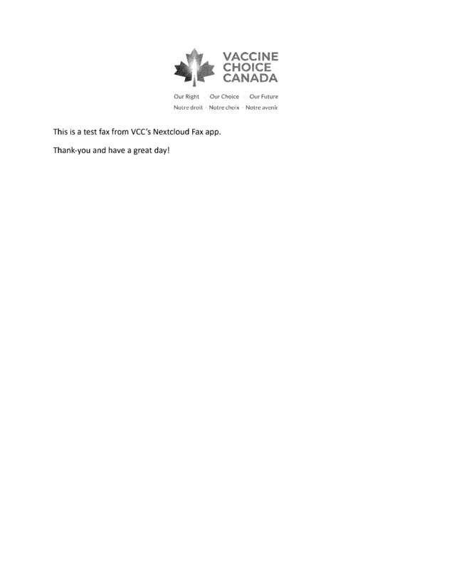 fax page