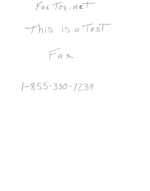 fax page