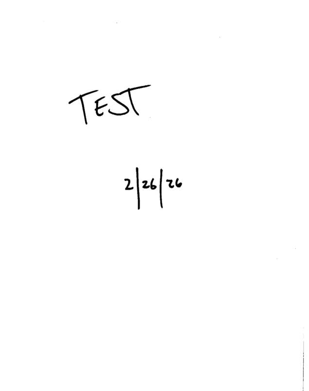 Fax page