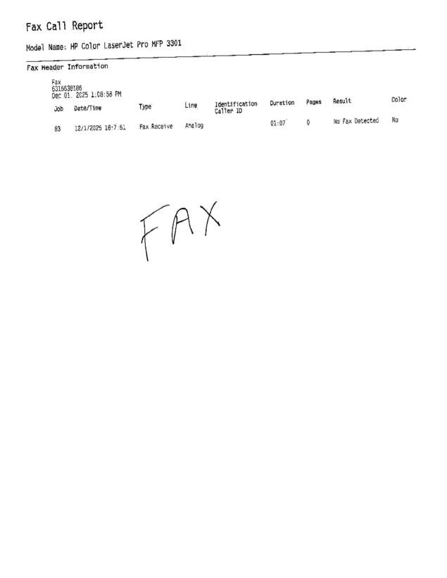 fax page