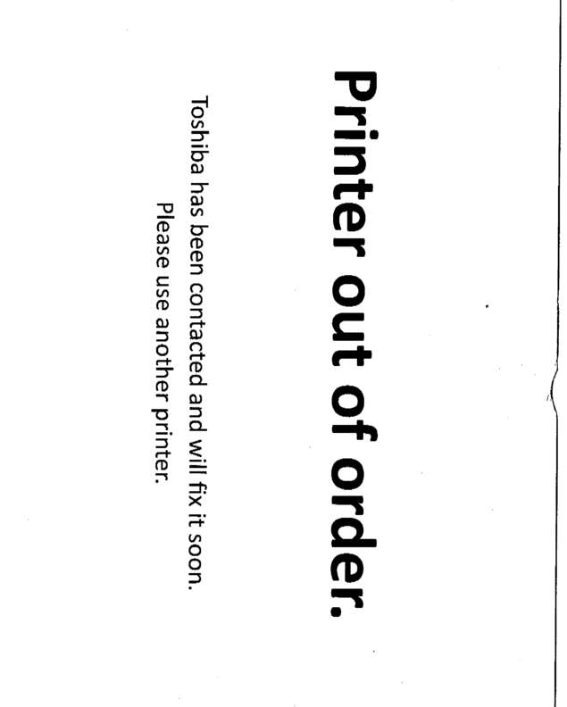 Fax page