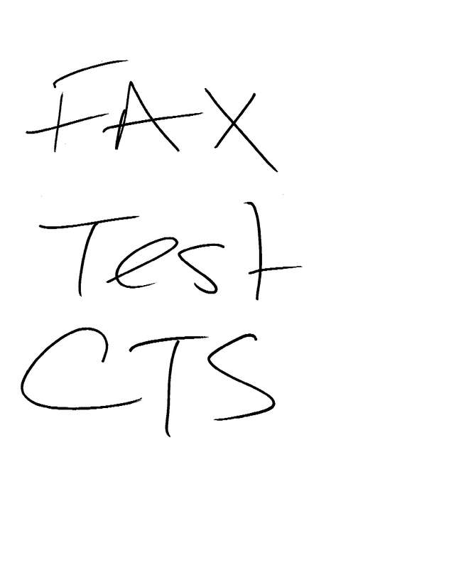 Fax page
