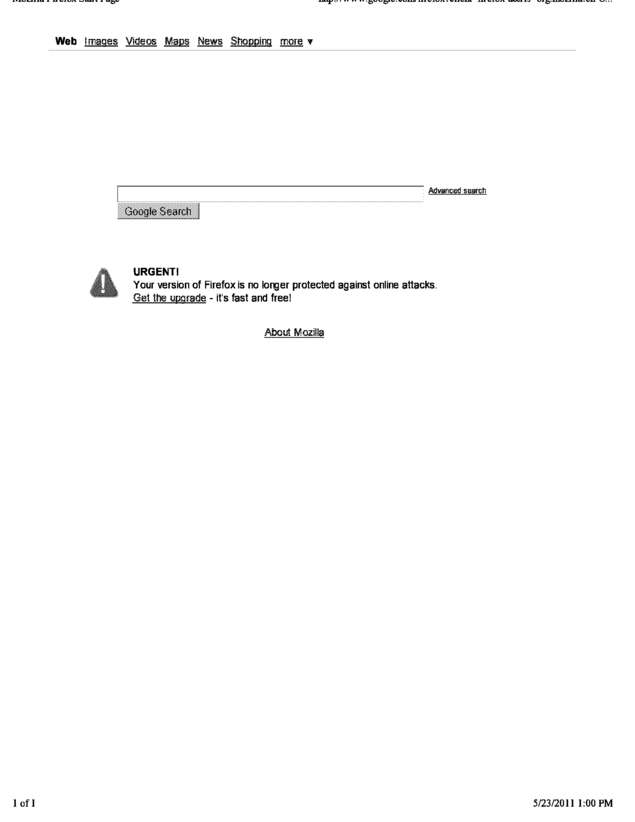 Fax page