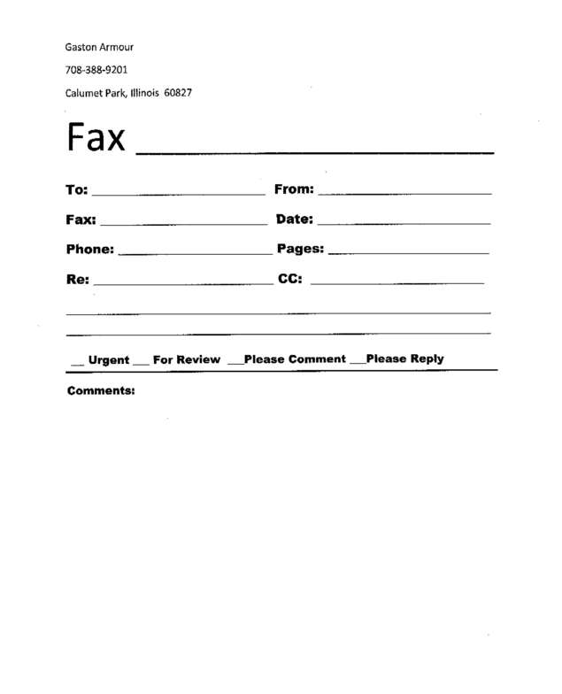 fax page