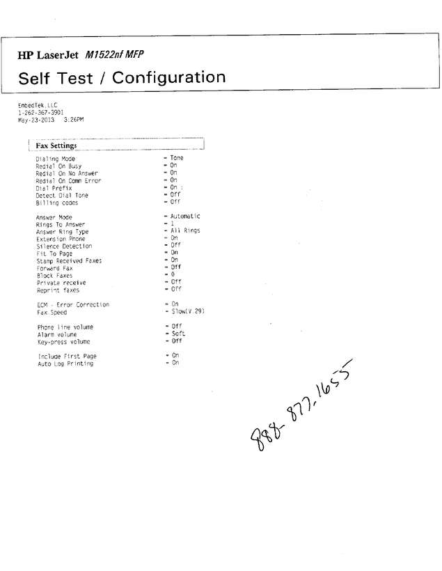 fax page