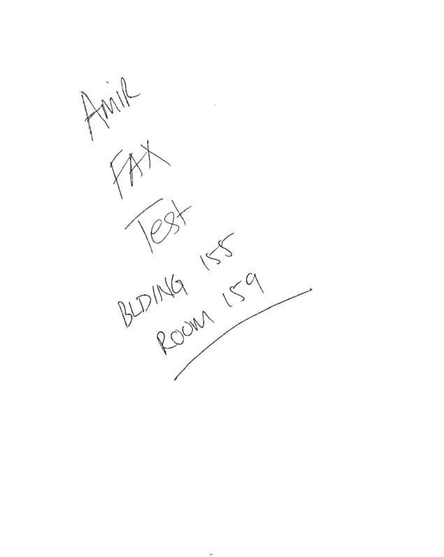Fax page