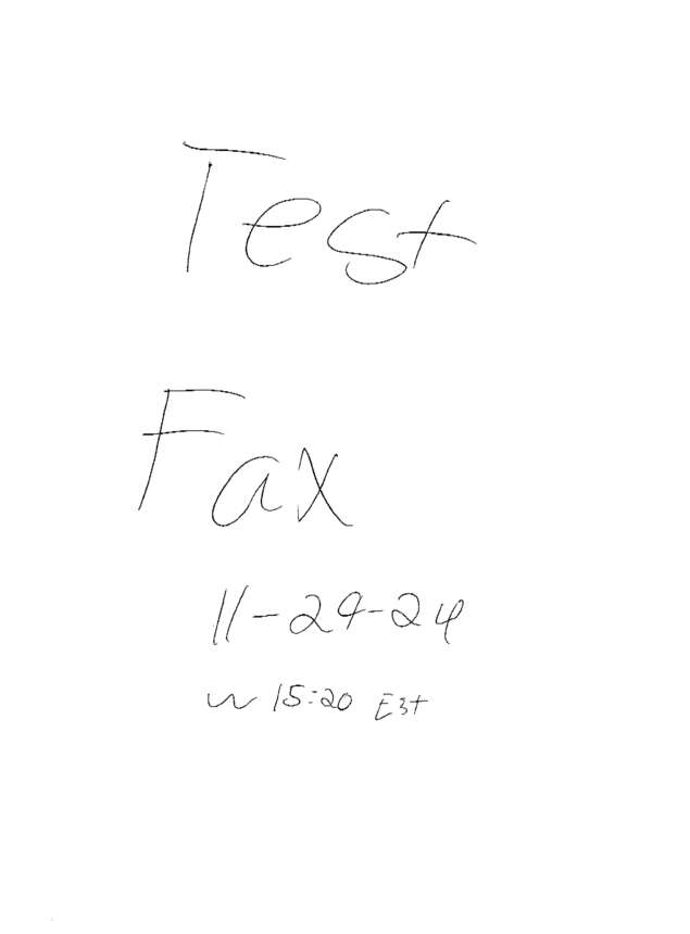 fax page