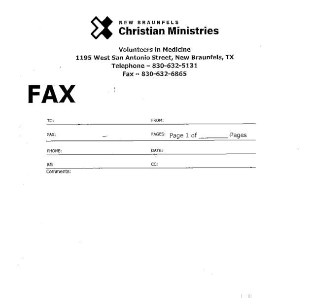 Fax page