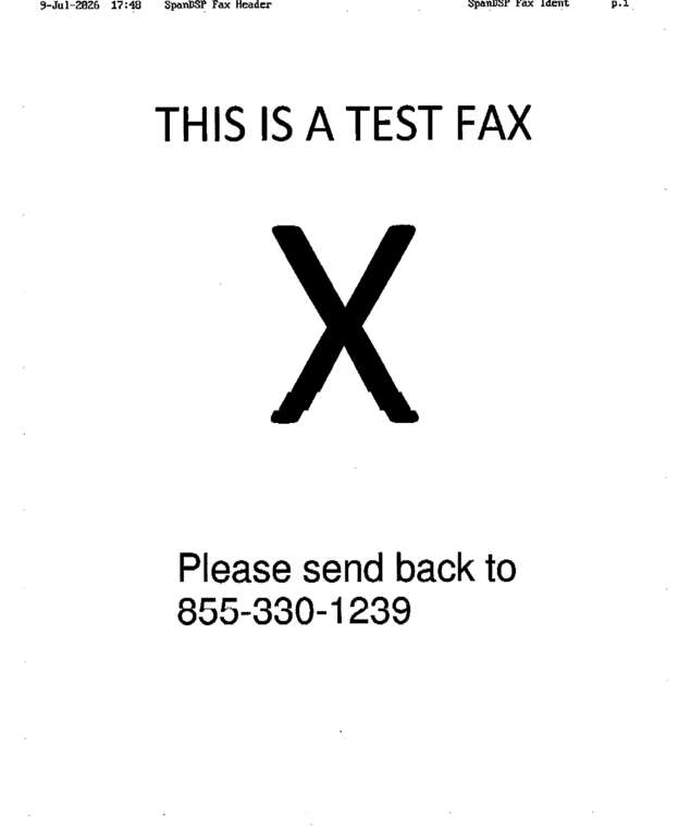 fax page