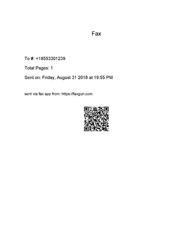 Fax page