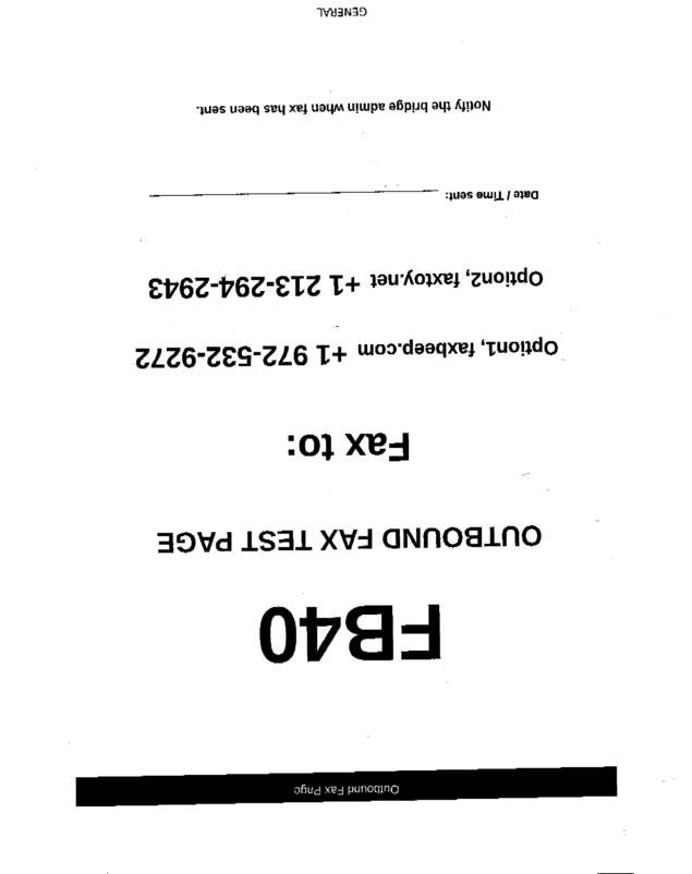 fax page