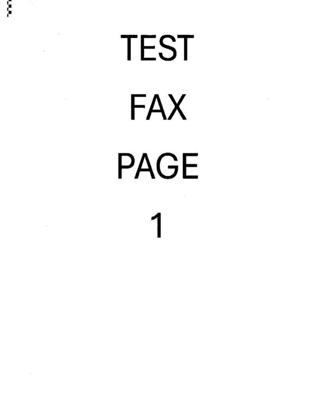 fax page