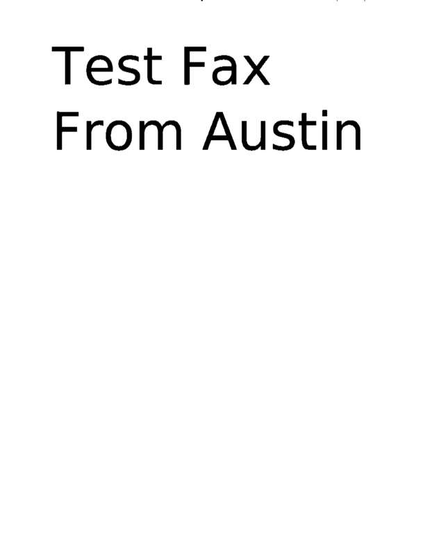 fax page