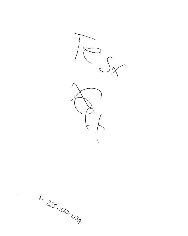 Fax page