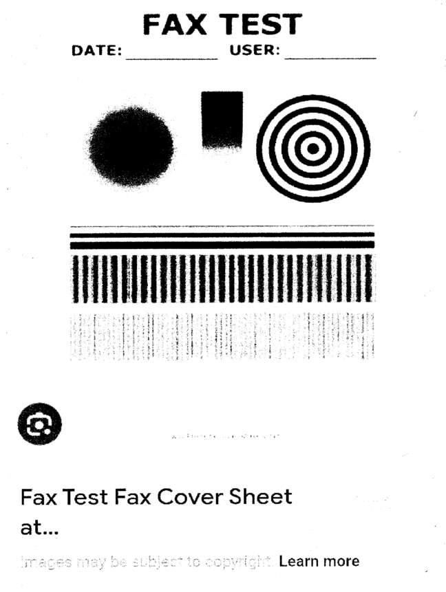 fax page