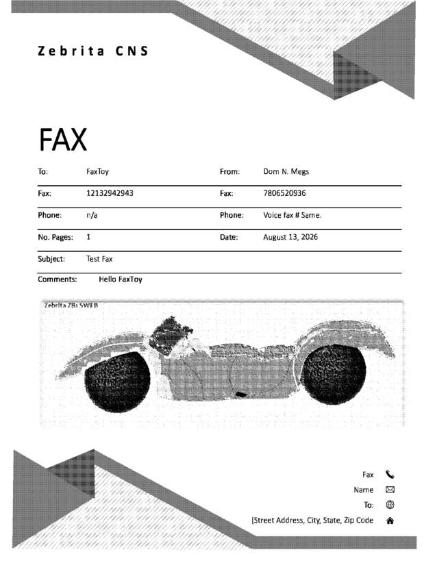 fax page