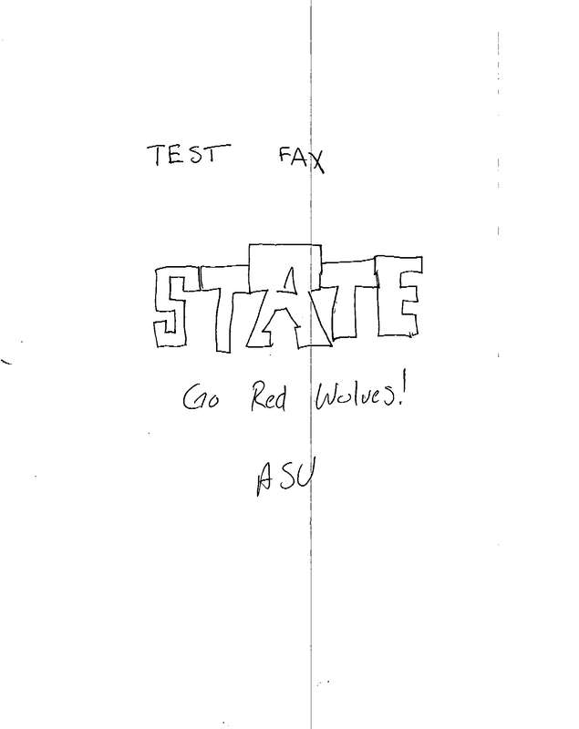 Fax page