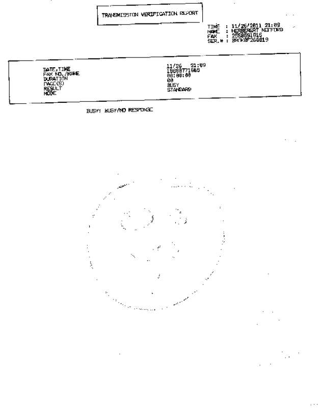 Fax page