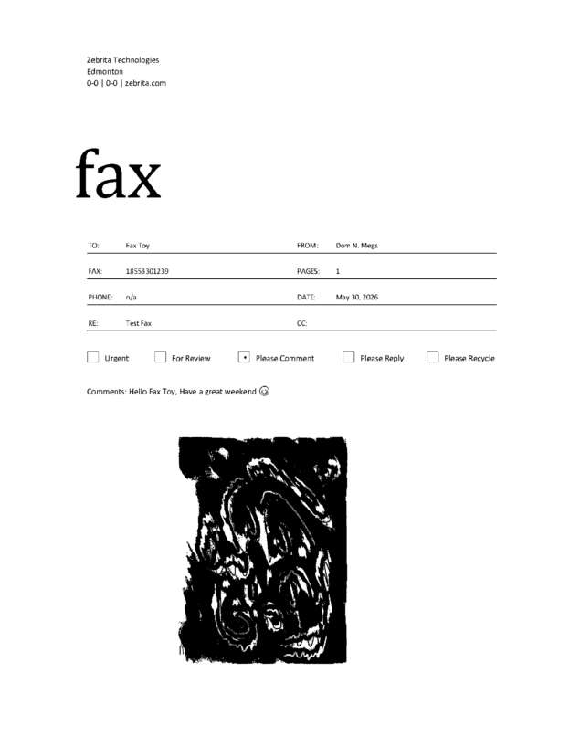 fax page