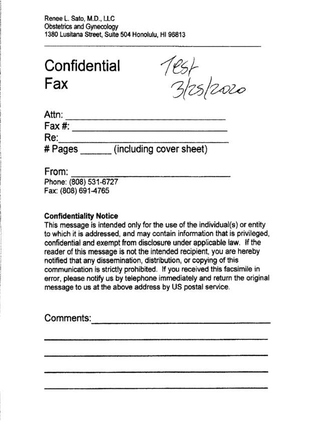 fax page