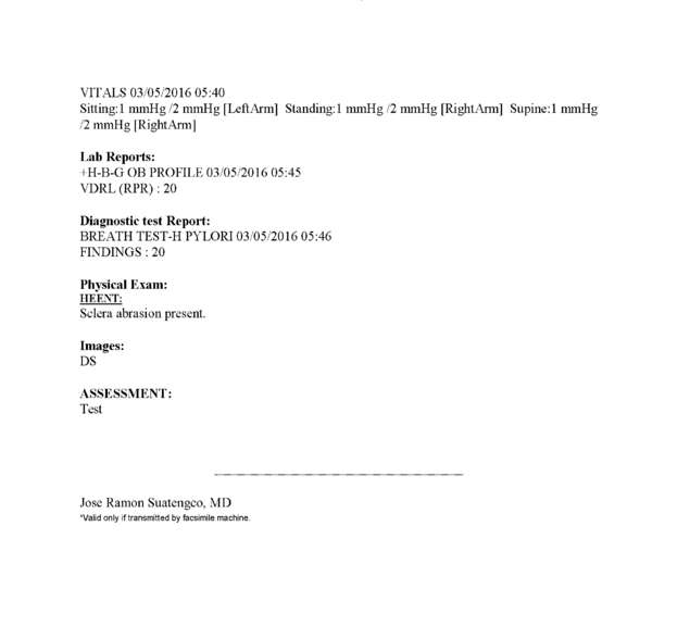 Fax page