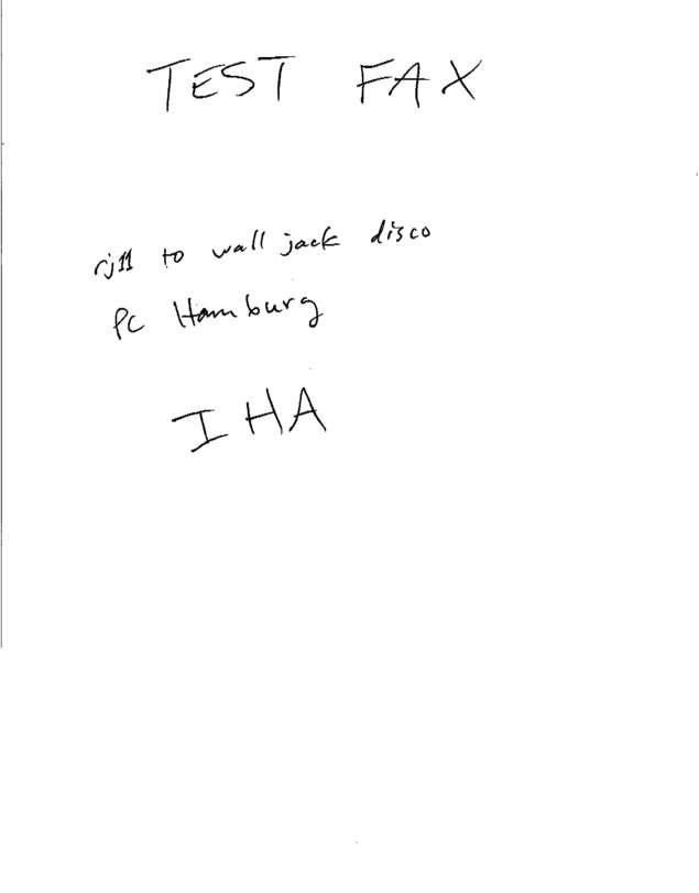 fax page
