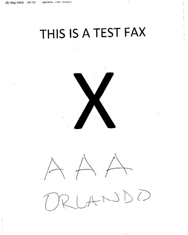 fax page