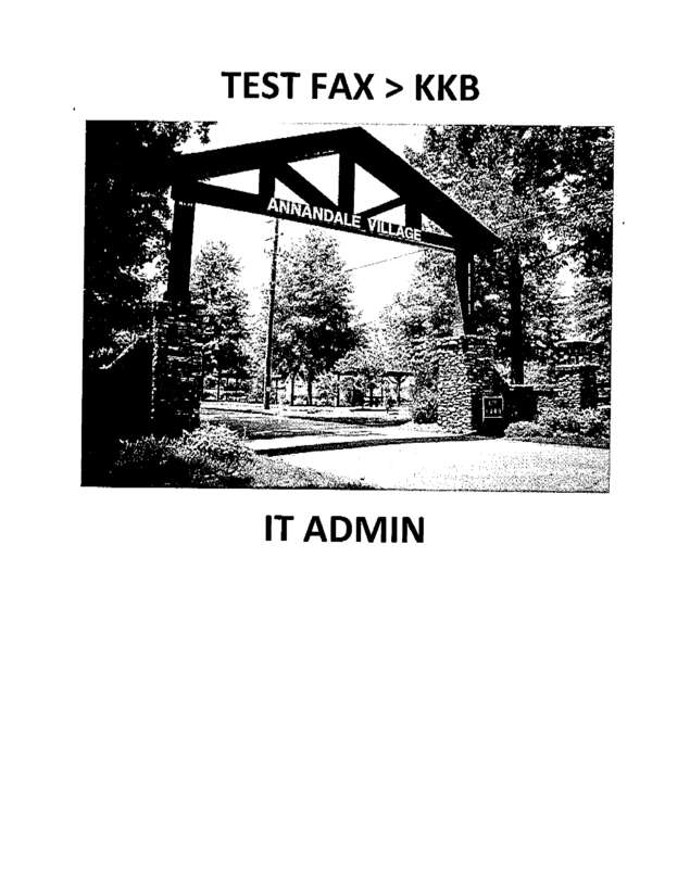 fax page