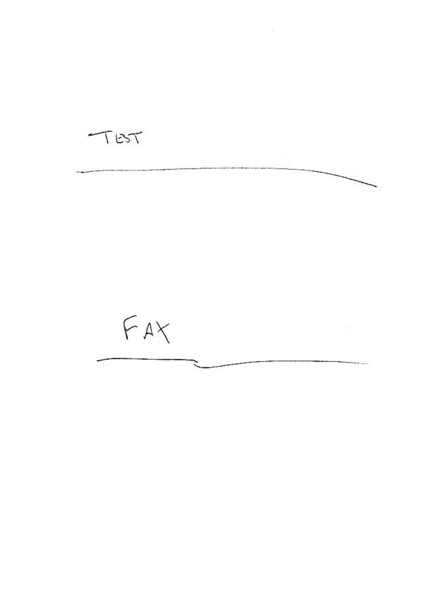 Fax page