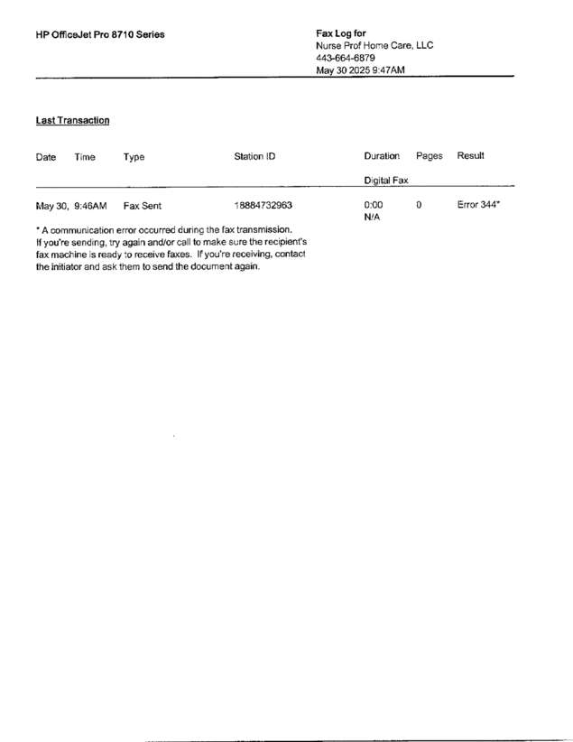 fax page