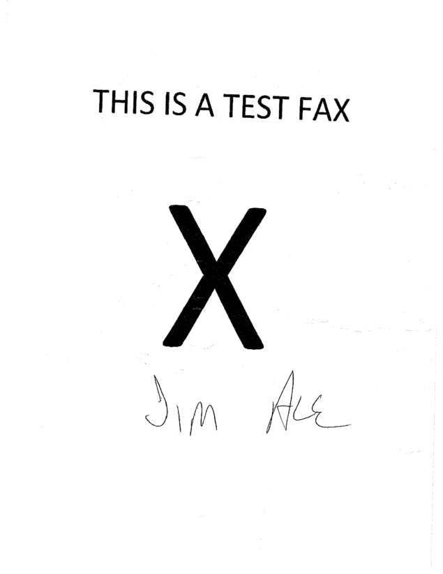 fax page
