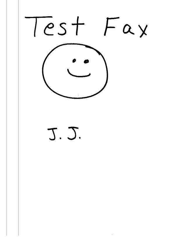 Fax page