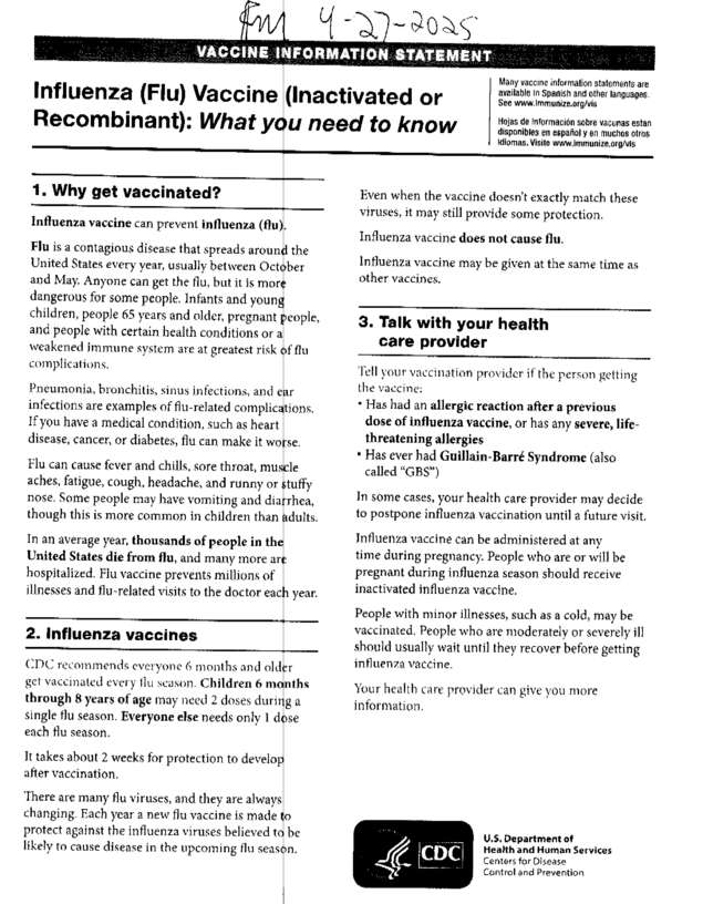 Fax page