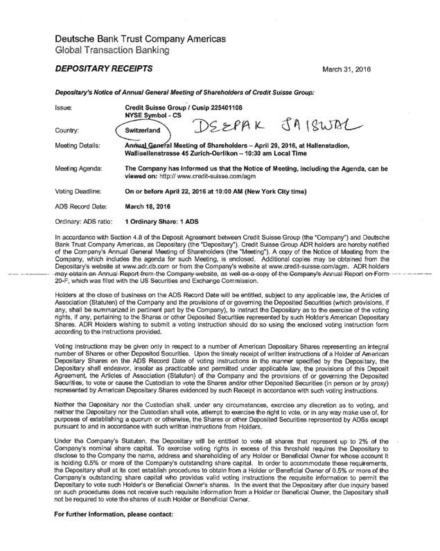 Fax page