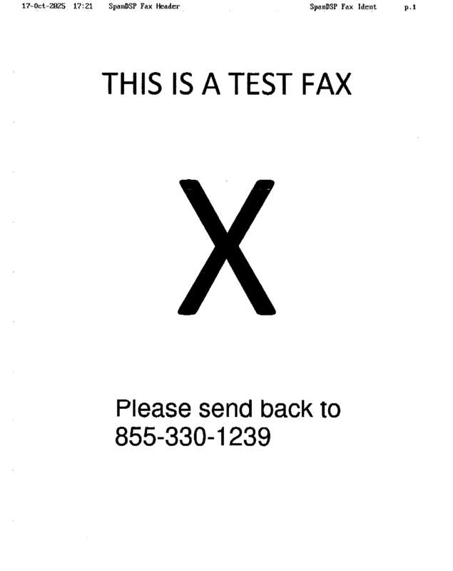 fax page